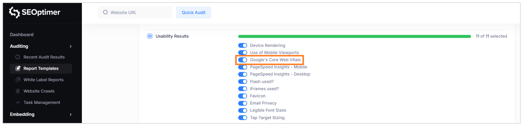 Core Web Vitals Check